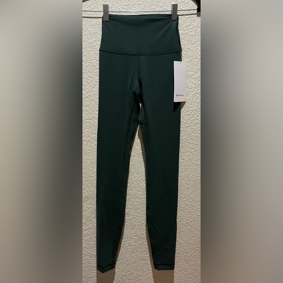 Lululemon NWT Legacy Green Wunder Train High-Rise Tights 28” Leggings Size 2 - Picture 8 of 11